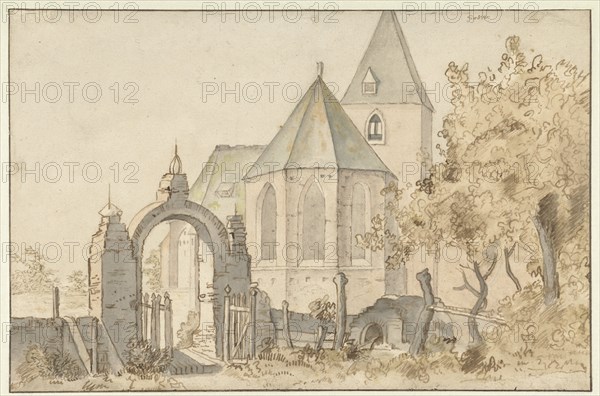 Church in Soest, 1640-1677. Creator: Anthonie van Borssom.