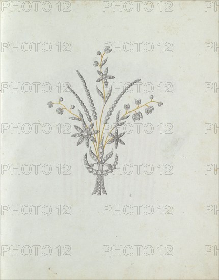 Jewel in the form of a bouquet, c.1800-c.1810. Creator: Carl Friedrich Bärthel.