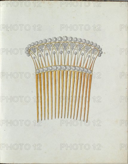 Hair comb with sixteen teeth, c.1800-c.1810. Creator: Carl Friedrich Bärthel.