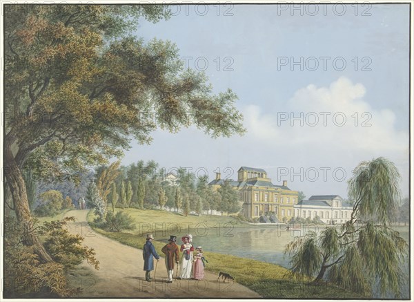View of the Soestdijk Palace, 1784-1828. Creator: Cornelis de Kruyff.