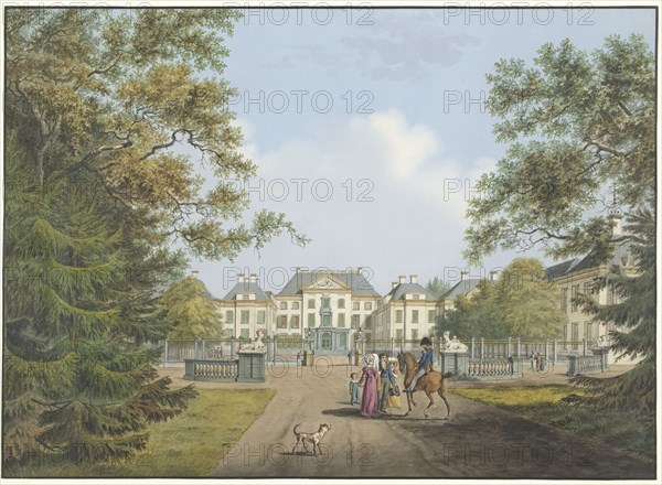 View of Het Loo Palace, 1784-1828. Creator: Cornelis de Kruyff.