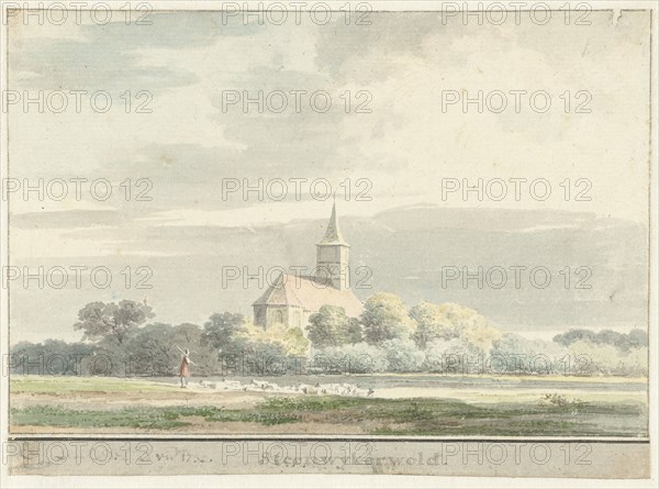 View of Steenwijkerwold, 1732. Creator: Cornelis Pronk.