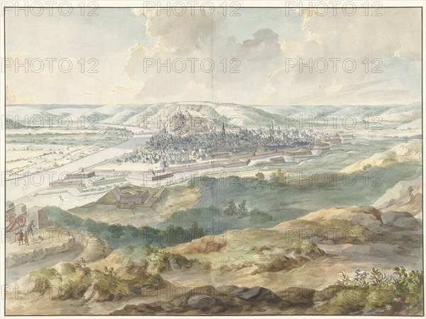 View of Namur from the East during the Siege of 1695, (1695). Creator: Dirk Maes.