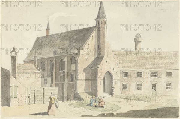 English church in Leiden, 1789. Creator: Hendrik Tavenier.