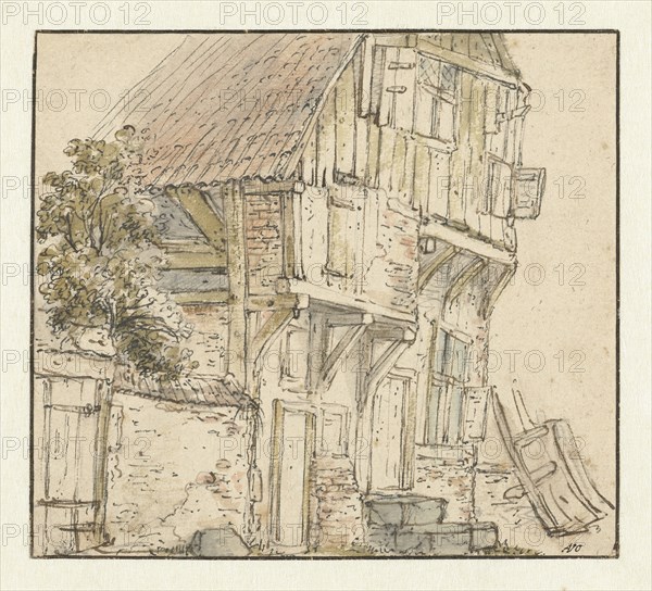 Farmhouse, 1631-1649. Creator: Isaac van Ostade.