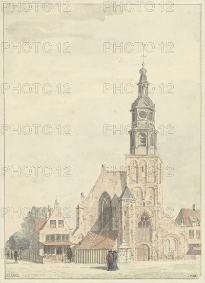 The church in Buren, 1728. Creator: Jan Ekels the Elder.