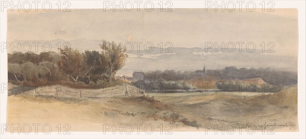 Panoramic landscape, 1850-1903.  Creator: Jan Hendrik Weissenbruch.