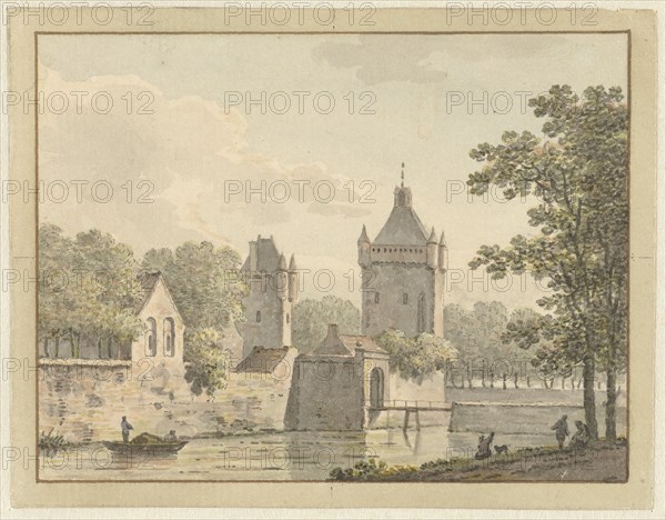 Castle De Pol in Vianen, 1769. Creator: Johann Heinrich Muntz.