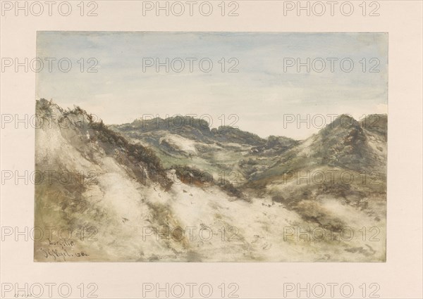 Duin landscape at Zorgvliet, 1880. Creator: Johannes Gysbert Vogel.