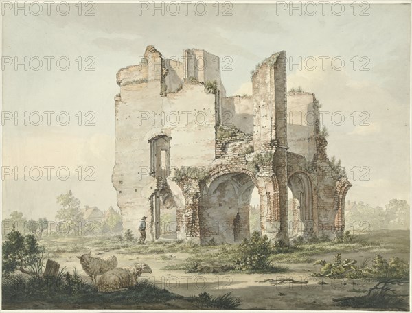 The ruin of Rijnsburg abbey, 1779-1838. Creator: Johannes van Lexmond.