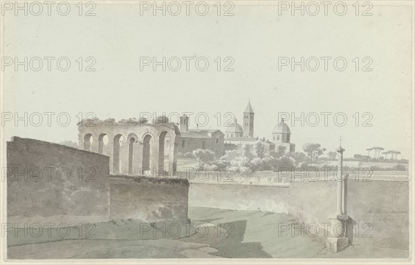 The Basilica of Santa Maria Maggiore in Rome, c.1809-c.1812. Creator: Josephus Augustus Knip.