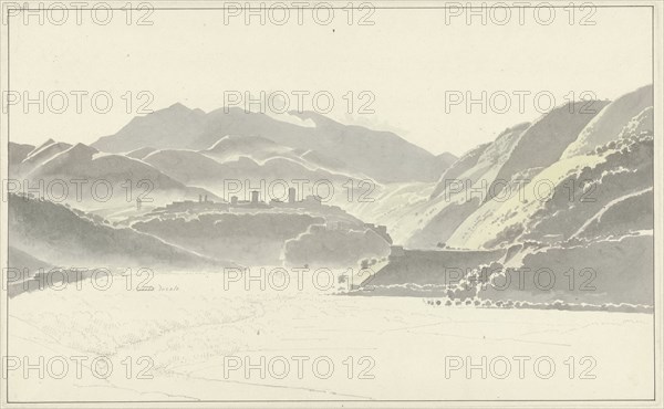 View of Cittaducale, c.1810-c.1812. Creator: Josephus Augustus Knip.