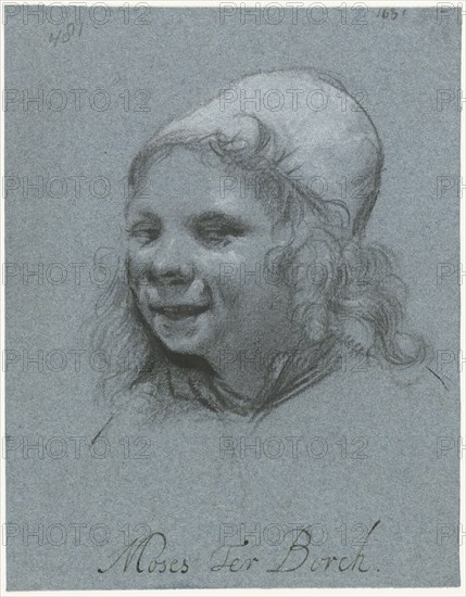 Smiling Self-portrait, from the Side, 1661. Creator: Moses ter Borch.