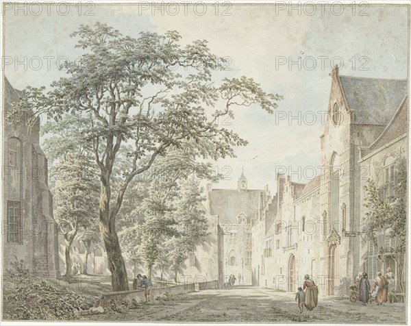 View in the city of Montfoort, 1775. Creator: Paulus van Liender.