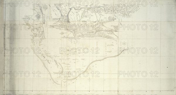 Map of the Southern Part of South Africa, after 1786. Creators: Robert Jacob Gordon, Johannes Schumacher.