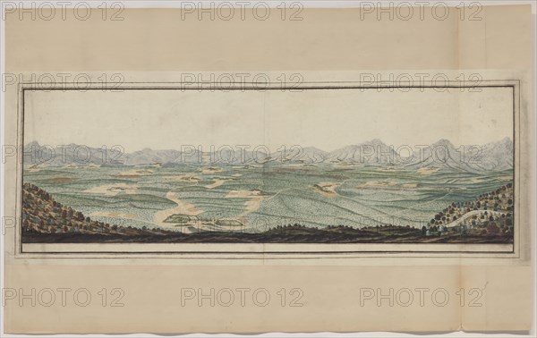Valley with twenty-five farmsteads, 1777-1786. Creators: Robert Jacob Gordon, Johannes Schumacher.