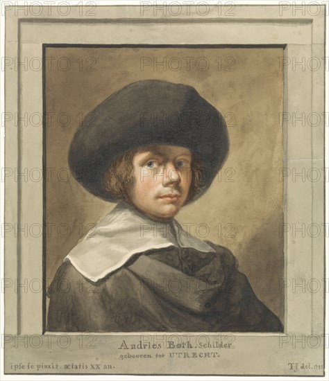 Portrait of Andries Both, 1741. Creator: Tako Hajo Jelgersma.