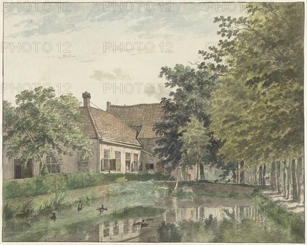 View of the Watergoor country estate near Nijkerk, 1782. Creator: Wybrand Hendriks.