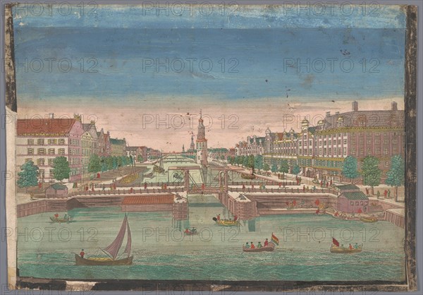 View of the Oudeschans in Amsterdam seen from the IJ, 1700-1799. Creator: Anon.