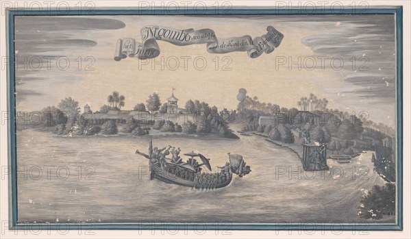 View of the Fort of Negombo, 1753. Creator: Anon.
