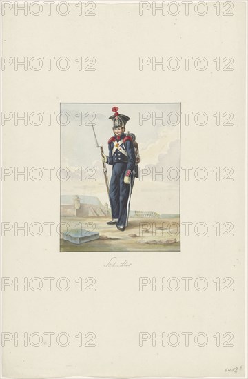 Rifleman, 1830-1831.  Creator: Anon.
