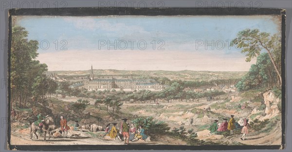View of the Maison Royale de Saint-Louis in Saint-Cyr, 1700-1799. Creators: Anon, Jacques Rigaud.