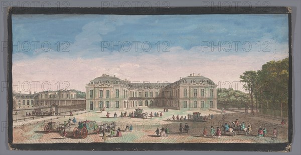 View of the Château de Choisy, 1700-1799. Creators: Anon, Jacques Rigaud.