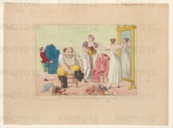 Preparation for visits on New Year's Day, c.1813-c.1815. Creators: Anon, Chez Basset.