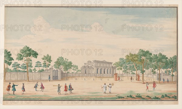 The Uytlught Country House, Colombo, c.1750. Creator: B. van Lier.