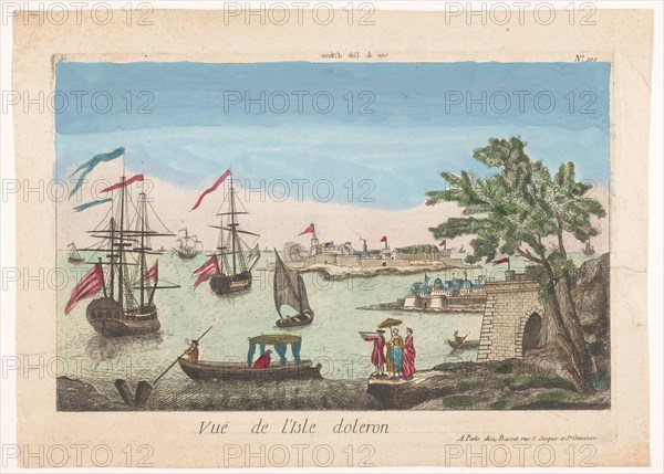 View of the island of Oleron, 1700-1799. Creator: Anon.