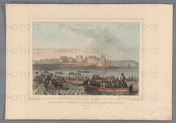 The French conquer the Flemish Head, 1832, (1833).  Creator: Auguste Raffet.