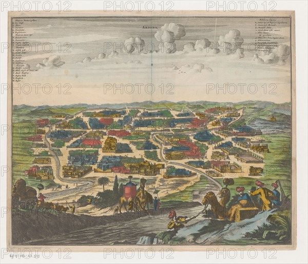 View of Ardabil, c.1674. Creator: Gaspar Bouttats.