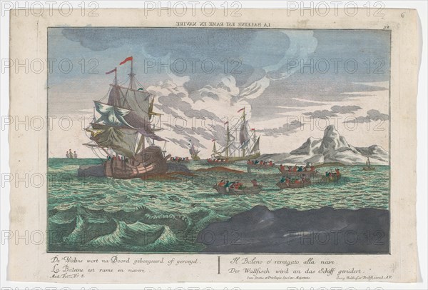 Whaling, 1742-1801. Creator: Anon.