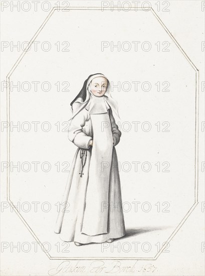 Nun, 1657. Creator: Gesina ter Borch.