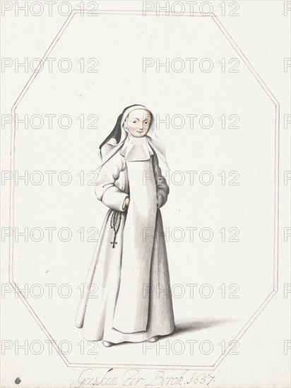 Nun, 1657. Creator: Gesina ter Borch.