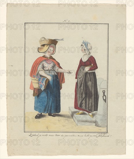 Scheveningen fish-selller, 1803-c.1899. Creator: J. Enklaar.