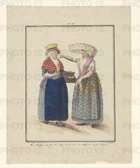 Frisian butter merchant, 1803-c.1899.  Creator: J. Enklaar.