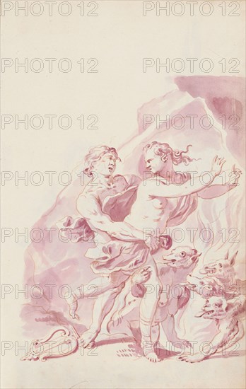 Orpheus and Eurydice, c.1701. Creator: Jacob Toorenvliet.