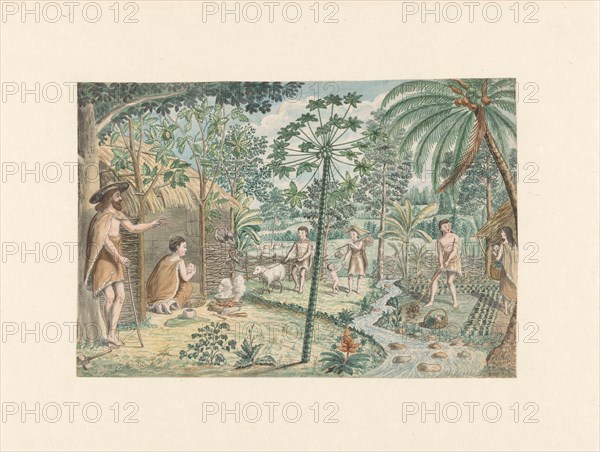 Idyllic scene, 1779-1785.  Creator: Jan Brandes.