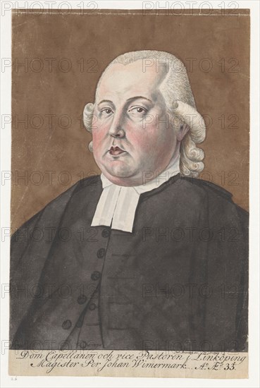 Portrait of Per Johan Wimermark, 1796.  Creator: Jan Brandes.