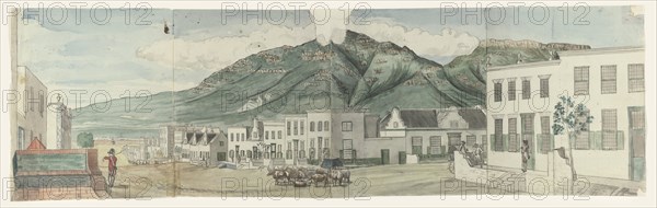 Strand Street in Cape Town, 1786. Creator: Jan Brandes.