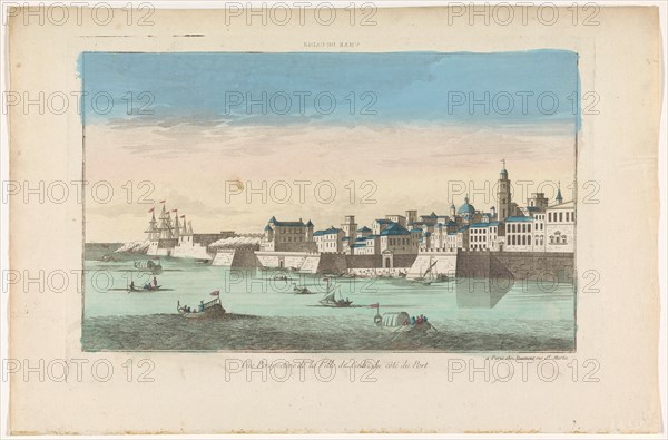 View of the city of Cádiz, 1745-1775. Creator: Anon.