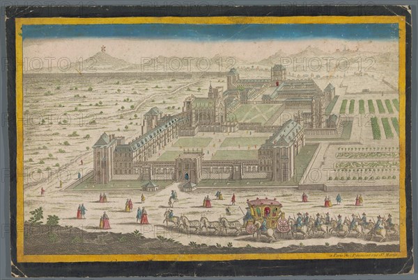 View of Château de Vincennes, 1745-1775. Creator: Anon.