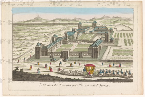 View of the Château de Vincennes, 1745-1775. Creator: Anon.
