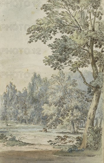 Clearing in a forest, 1783. Creator: Johannes Huibert Prins.