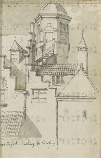 View of Huis Vreeburg near Voorburg, c.1783-c.1797. Creator: Johannes Huibert Prins.