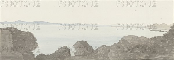 View of the ruins of Fort Sarazin near Taranto, 1778. Creator: Louis Ducros.