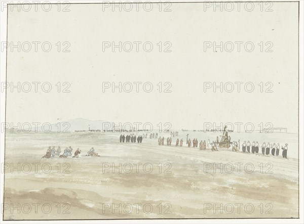 Procession in the vicinity of Cerignola, 1778. Creator: Louis Ducros.