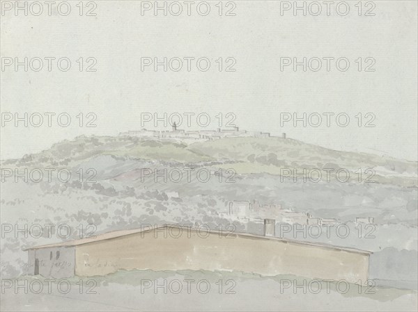 View of Montefusco, 1778. Creator: Louis Ducros.