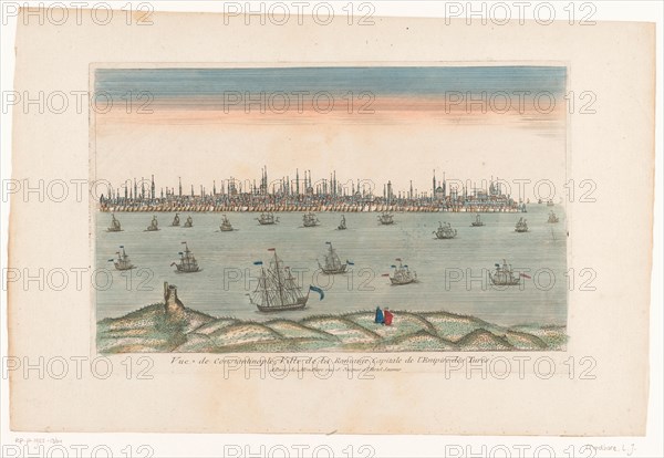 View of the city of Constantinople, 1759-c.1796. Creators: Louis-Joseph Mondhare, Anon.